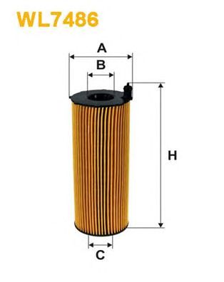 WIX FILTERS wl7486 -  Фильтр масляный двигателя